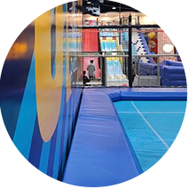 Trampoline Wall Run