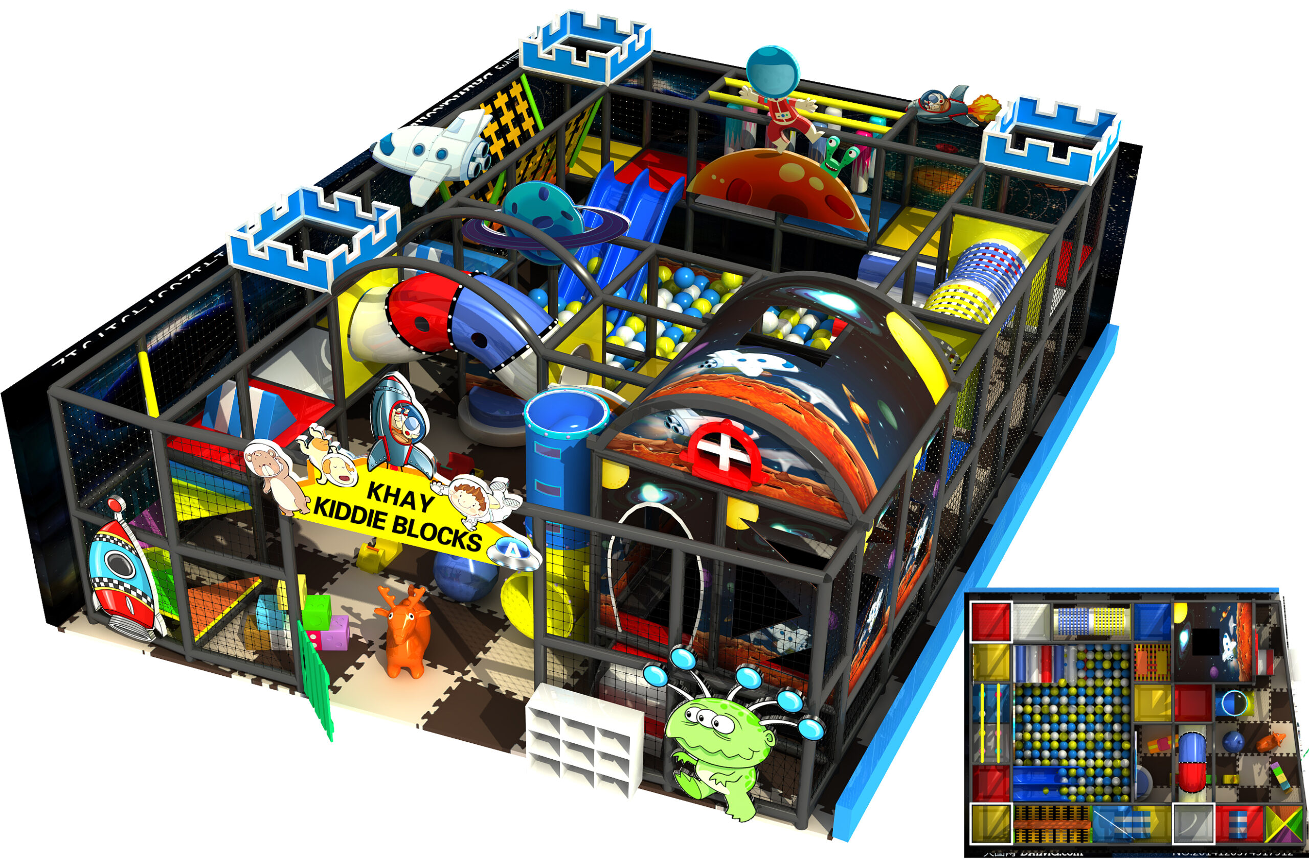 104㎡ Space Adventure Indoor Playground