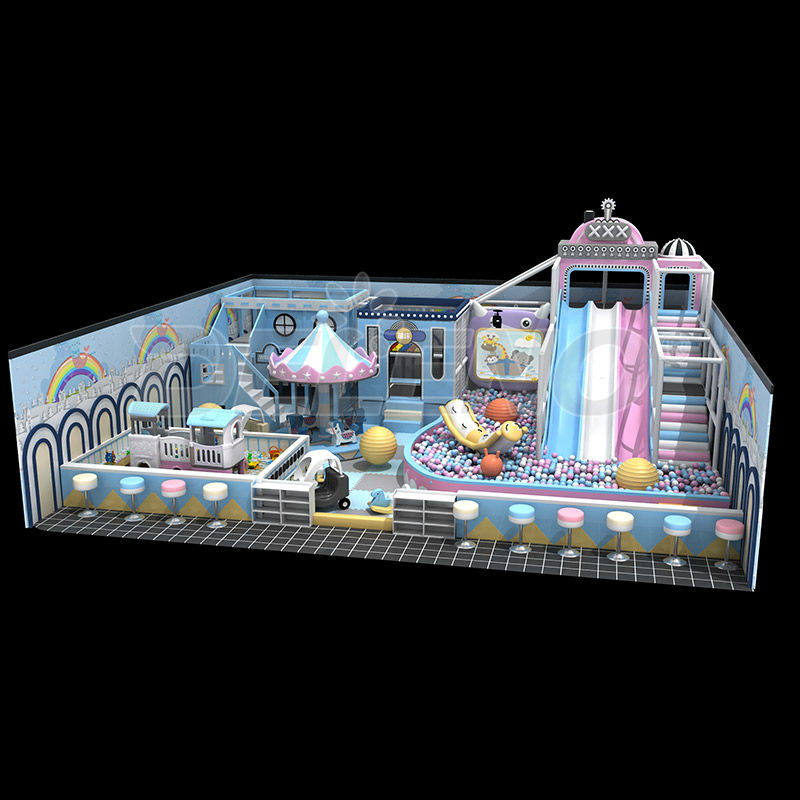196㎡ ground aire de jeux intérieure des macarons