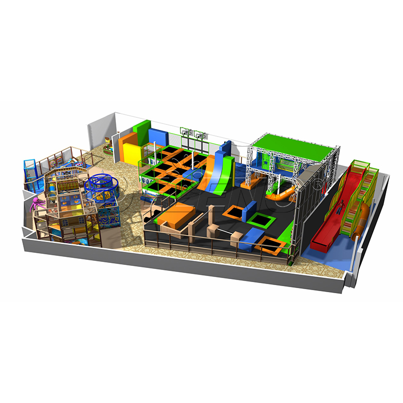 550㎡ Irregular Trampoline Park