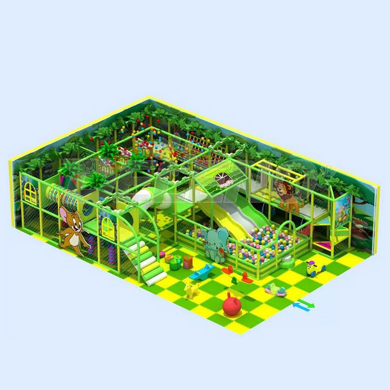 96㎡ aire de jeux intérieure forestière