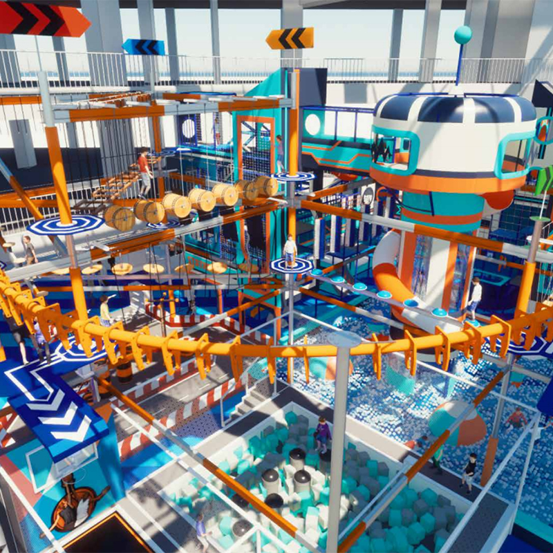 1300㎡ The Castle in the Sky Indoor Playground